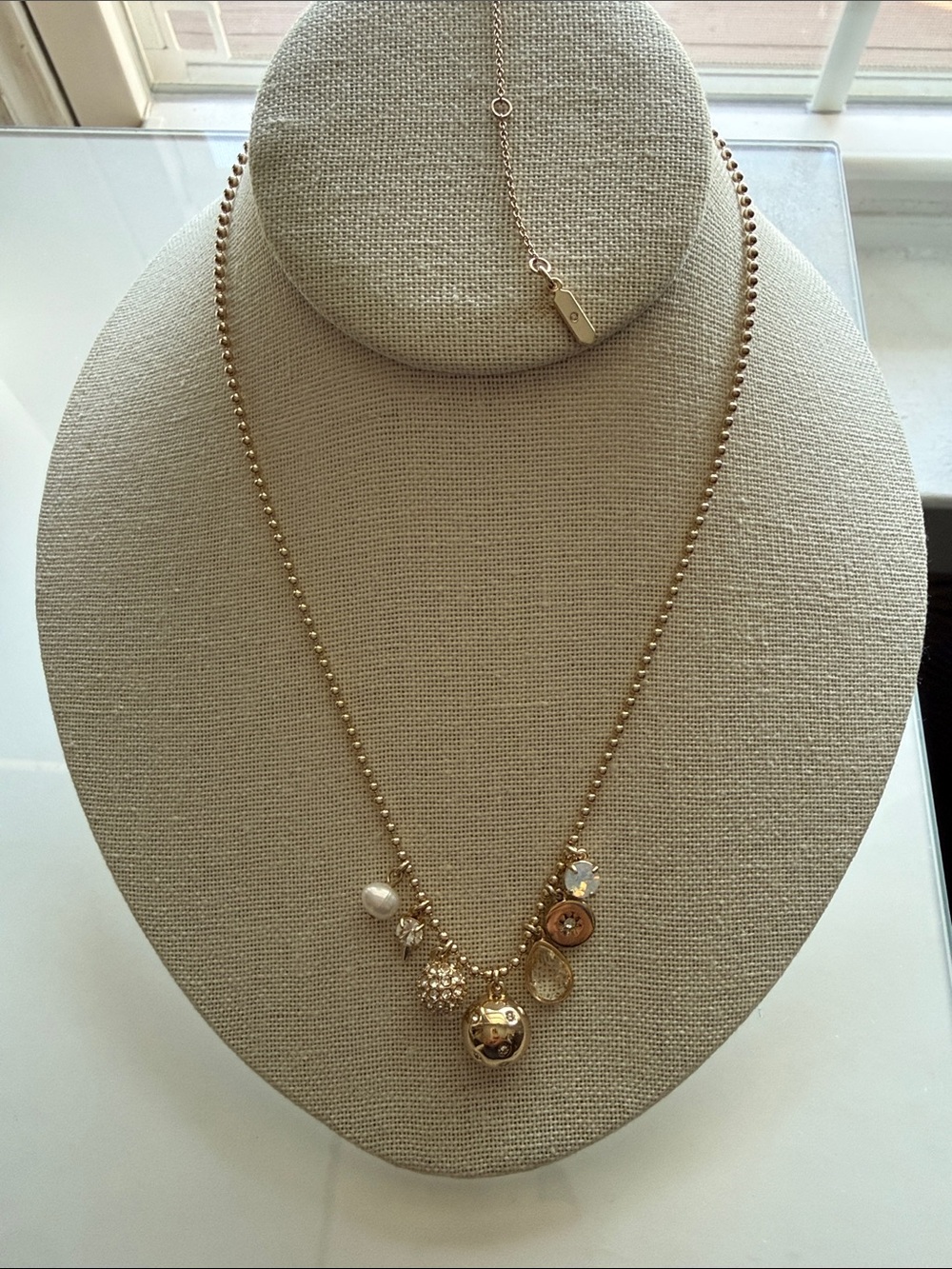 Stella and Dot gold CELESTIAL BAUBLES NECKLACE COLLECTABLE - Picture 4 of 5